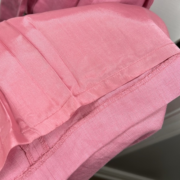 Casual Corner Size 10 Sleeveless Button Down Linen Dress - Picture 9 of 9